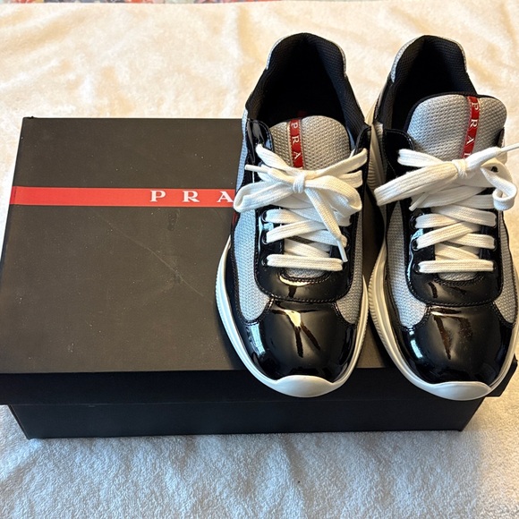 Prada Other - Prada Men's Black and Gray Sneakers